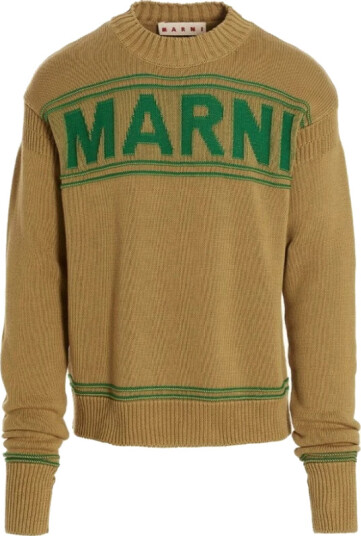Marni Herre Strikkevarer Brun XL,