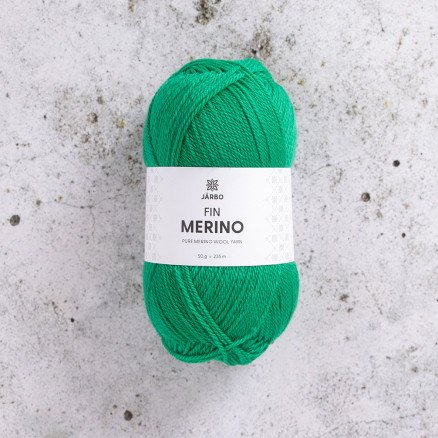 Svarta Fåret Fine Merino Garn 310 Green Grass Svarta Fåret Fine Merino Garn 310 Green Grass