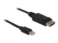 Delock 3m DisplayPort til Mini DisplayPort Kabel Gull 10,8 Gbit/s