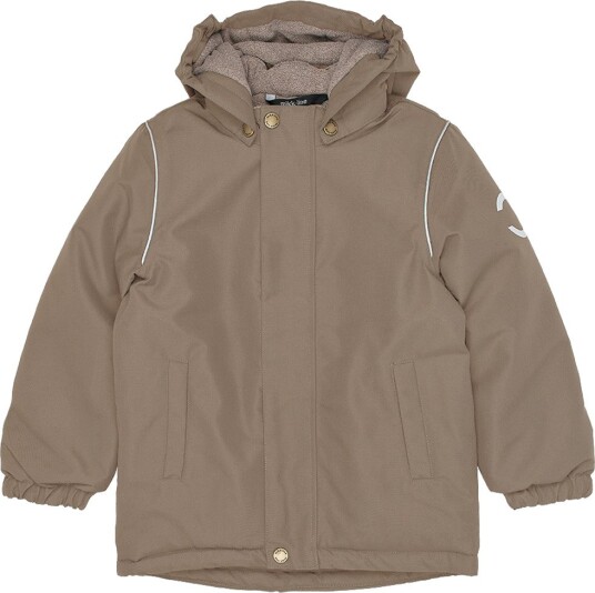 Mikk line Winter Jacket Solid Brown 104