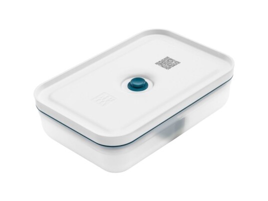 Zwilling Fresh & Safe Beholder Rektangulær 1 L Blå Hvit Plast 97 °C Zwilling Fresh & Safe Beholder Rektangulær 1 L Blå Hvit Plast 97 °C