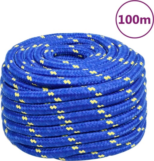 Båttau blå 20 mm 100 m polypropylen