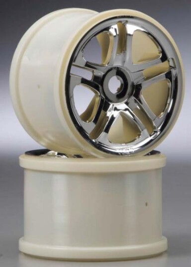 Traxxas 5172R Split Spoke 3.8" Wheel Chrome T/E-Maxx/Revo 2 Traxxas 5172R Split Spoke 3.8" Wheel Chrome T/E-Maxx/Revo 2