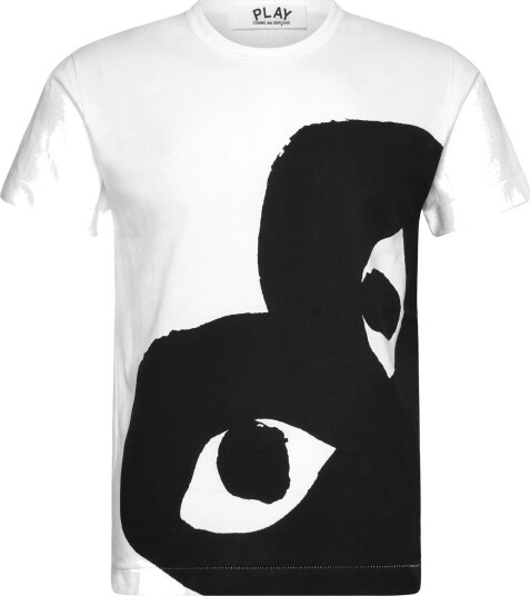 Comme des Garçons White Heart T Shirt White XS