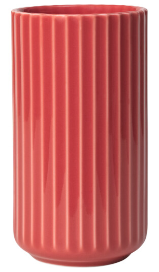 Lyngby Porcelæn - Lyngby vase 15,5 cm rød porselen Lyngby Porcelæn - Lyngby vase 15,5 cm rød porselen