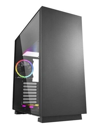 Sharkoon PURE STEEL - Kabinett - Tower - Svart Sharkoon PURE STEEL - Kabinett - Tower - Svart