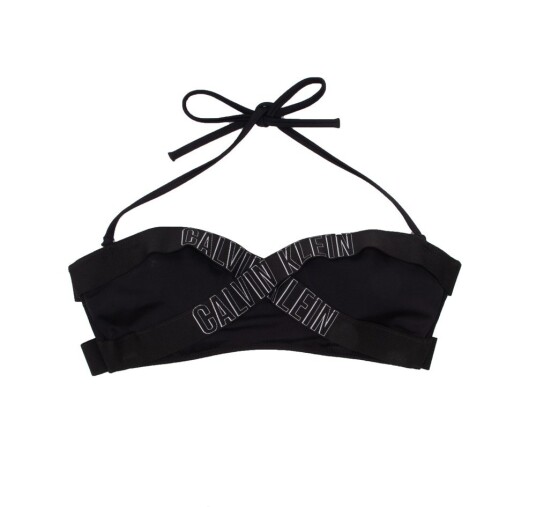 Calvin Klein Bandeau-Rp Black Xxs Bikinis