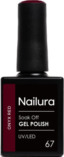 Nailura Gel Polish 10 ml 67 Onyx Red