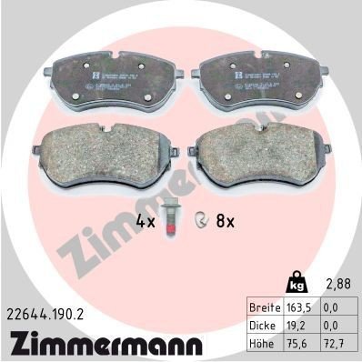 Bremseklosser ZIMMERMANN 22644.190.2