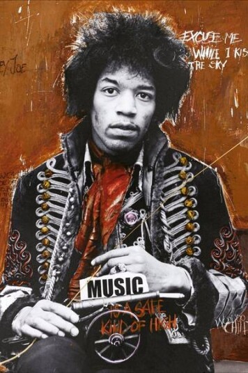 Malerifabrikken Poster Hendrix by artist 1616167-01-0 1667714-01-118 Malerifabrikken Poster Hendrix by artist 1616167-01-0 1667714-01-118