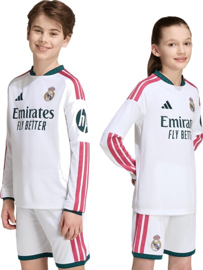Real Madrid Hjemmedrakt 2026/27 Barn Langermet   adidas størrelse 176 cm