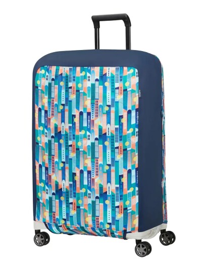Samsonite Foldable Luggage Cover M Blue M