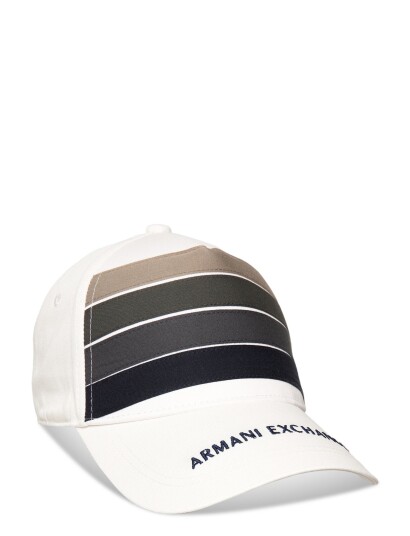 Armani Exchange Baseball Hat White ONE SIZE Armani Exchange Baseball Hat White ONE SIZE