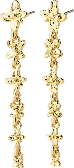 Pilgrim Trace Earrings Gold-Plated - GOLD PLATED - One Size