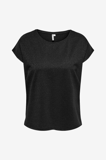 Only Carmakoma - Topp carMoster Glitter - Svart