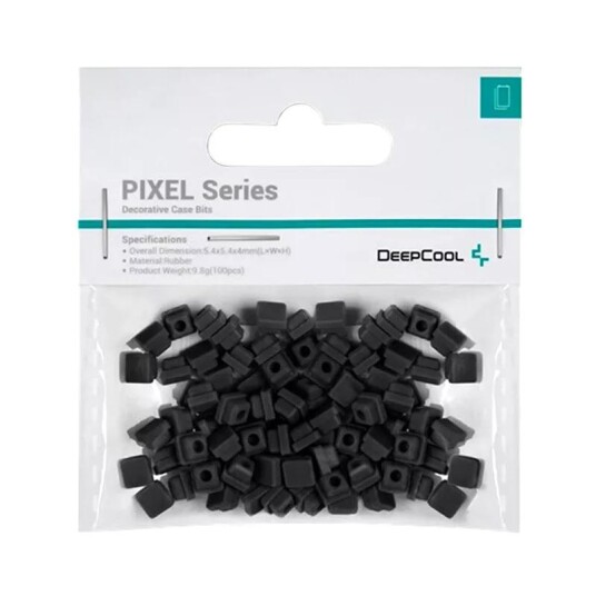 Deepcool PIXEL Dekorasjonsdeler til Kabinett i Sort - 100 Deler Deepcool PIXEL Dekorasjonsdeler til Kabinett i Sort - 100 Deler