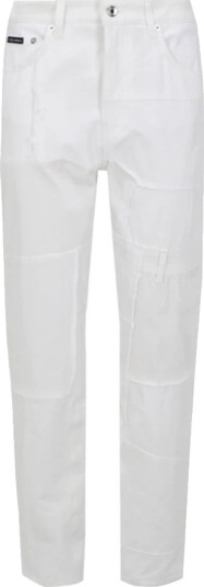 Dolce & Gabbana Dame Jeans Hvit M, Dolce & Gabbana Dame Jeans Hvit M,