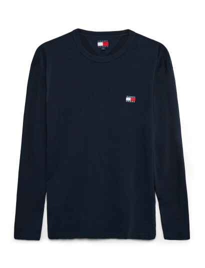 Tommy Jeans Tjm Reg Badge Tee Ls - Navy - M