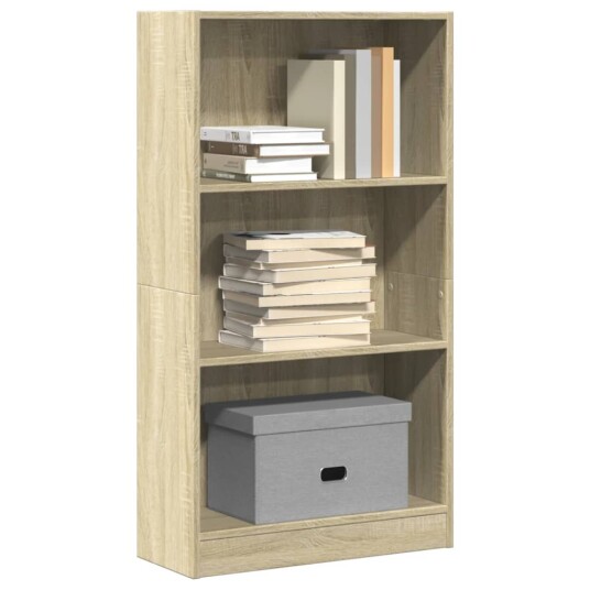 Bokhylle sonoma eik 60x24x109 cm konstruert tre Bokhylle sonoma eik 60x24x109 cm konstruert tre