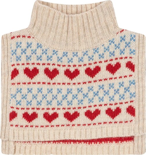 Konges Sløjd Hals   Ull/Polamid   Under   Heart   Konges Sløjd   5 8 år (110 128)   Hals   Beige