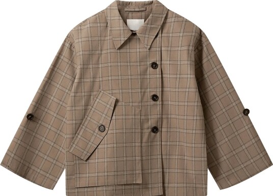 Sofie Schnoor Agathasw Check Jacket   Beige   36