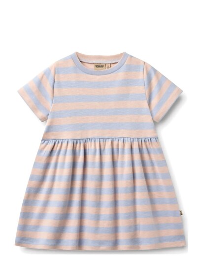 Wheat Jersey Dress S/S Anna Pink 98 Wheat Jersey Dress S/S Anna Pink 98