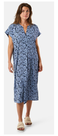 Seaside Sankt Claud Tunic Dress W Daisey Flower Blue 38 Bestselger