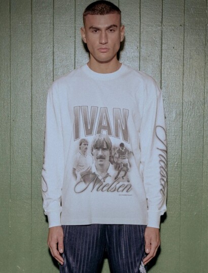 HAN Kjøbenhavn Ivan Monochrome Tee Ls White S HAN Kjøbenhavn Ivan Monochrome Tee Ls White S