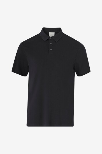Calvin Klein - T-skjorte SS Supima Chest Emb Polo - Svart