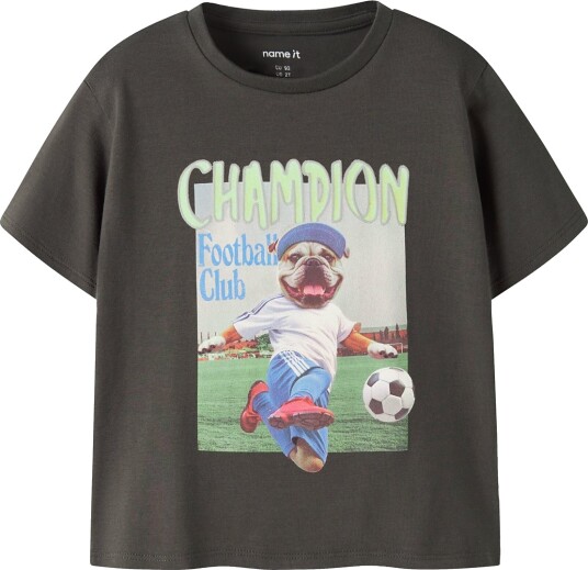 Name It Nmmlaus Ss Nreg Top Box Grey 86