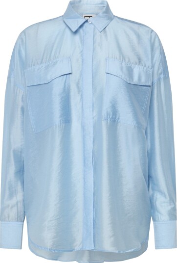 ROUGE EDIT Roualinine L/S Ovesized Shirt Blue 42