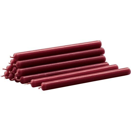 Stoff Nagel Nagel Stearinlys 12 pk Bordeaux