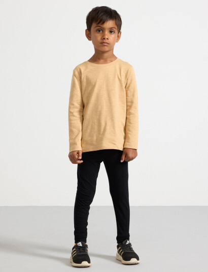 Lindex Leggings Solid Basic Sj - Black - 134 Lindex Leggings Solid Basic Sj - Black - 134