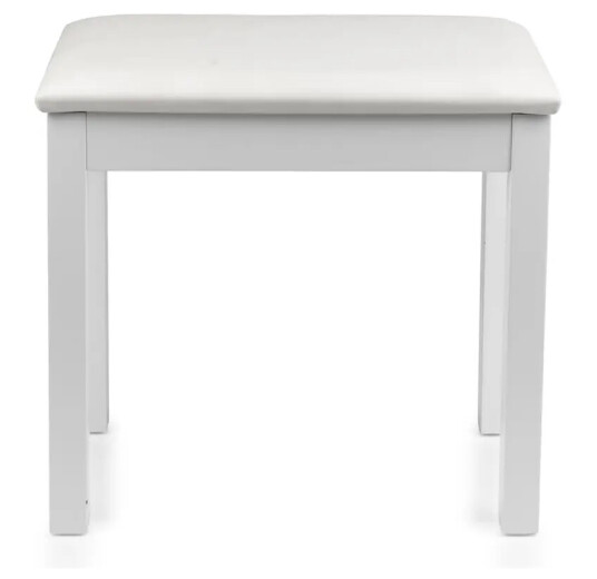 Gator Frameworks Gfw-Keybench-Wdwh Traditional Wooden Piano Bench In White