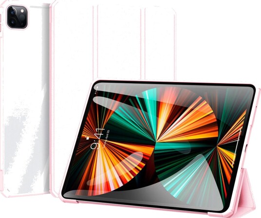Dux Ducis Copa Etui iPad Pro 12,9'' 2018/2020/2021 PU-skinn Rosa