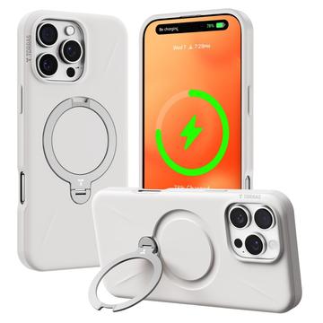 Torras iPhone 16 Pro Ostand Q Pro MagSafe deksel Elfenben