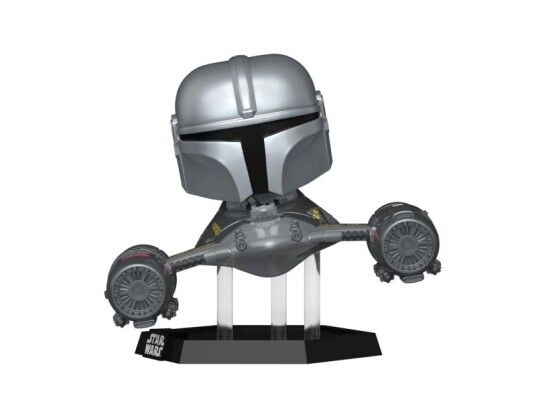 Funko Pop! Ride Mandalorian In N1 Starfighter Samlefigur Film Og Tv Serier 150 G