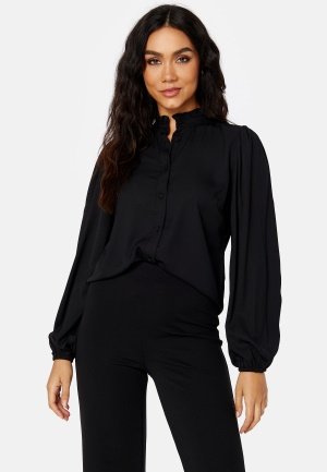 Happy Holly Celine frill collar blouse Black 36/38