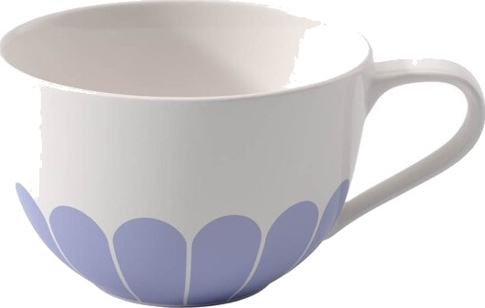 Villeroy & Boch   Fleur bleu cappuccinokopp 30 cl blå