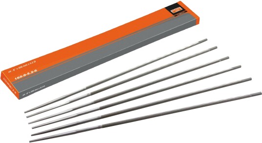 Bahco Rundfil for kjedesag 8" 4mm 6 stk. Bahco Rundfil for kjedesag 8" 4mm 6 stk.
