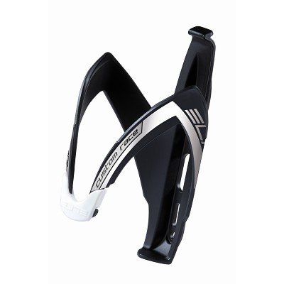 Elite Custom Race flaskeholder mattsvart/hvit