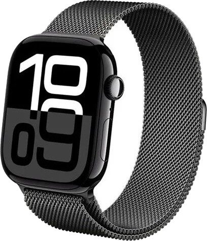 CRONG Milano Steel - Stainless Steel Strap for Apple Watch 38/40/41/42 mm (Graphite)