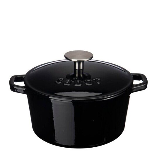 Sabor - Støpejernsgryte 2L svart Sabor - Støpejernsgryte 2L svart