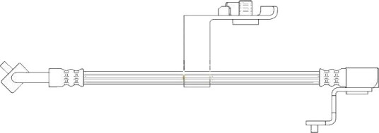 K&K FT2510 Bremseslange