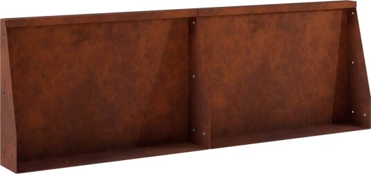 vidaXL Støttemur 2 stk. 60 x 12 x 40 cm Cortenstål Rusten