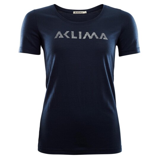 Aclima  LightWool T-shirt LOGO  Wo Dame 232 Navy Blazer M