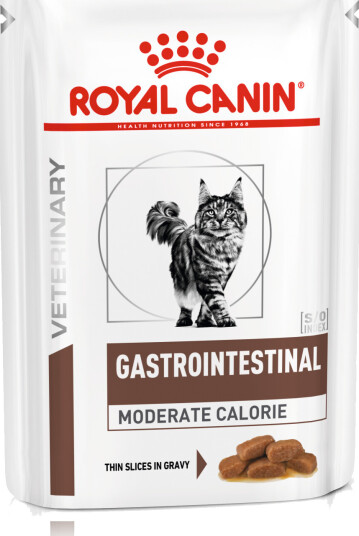 Royal Canin Gastro Intestinal Moderat Kalori 85 g x 12 porsjonsposer - Kattemat for mage- og tarmproblemer
