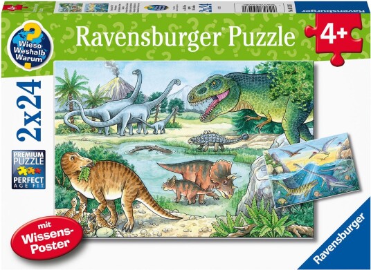 Ravensburger Dinosaurs Of Land And Sea 2x24p