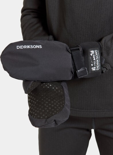 Didriksons Lovas Mitten Black Black 7 Didriksons Lovas Mitten Black Black 7