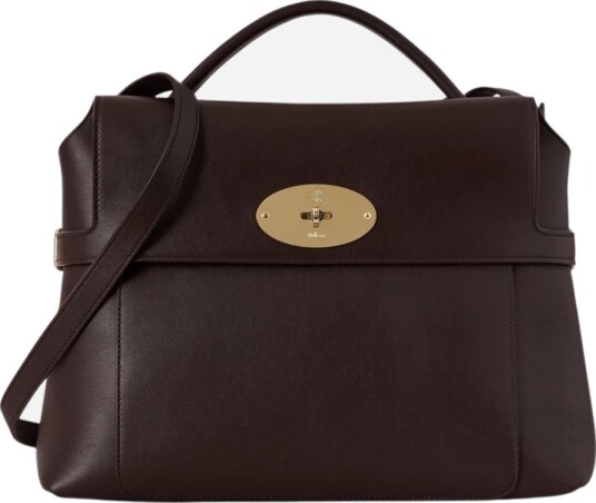 Mulberry Stevie top handle smooth supple leather OS brun dame Mulberry Stevie top handle smooth supple leather OS brun dame